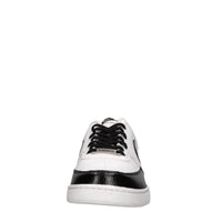 Sneakers in ecopelle e tessuto 