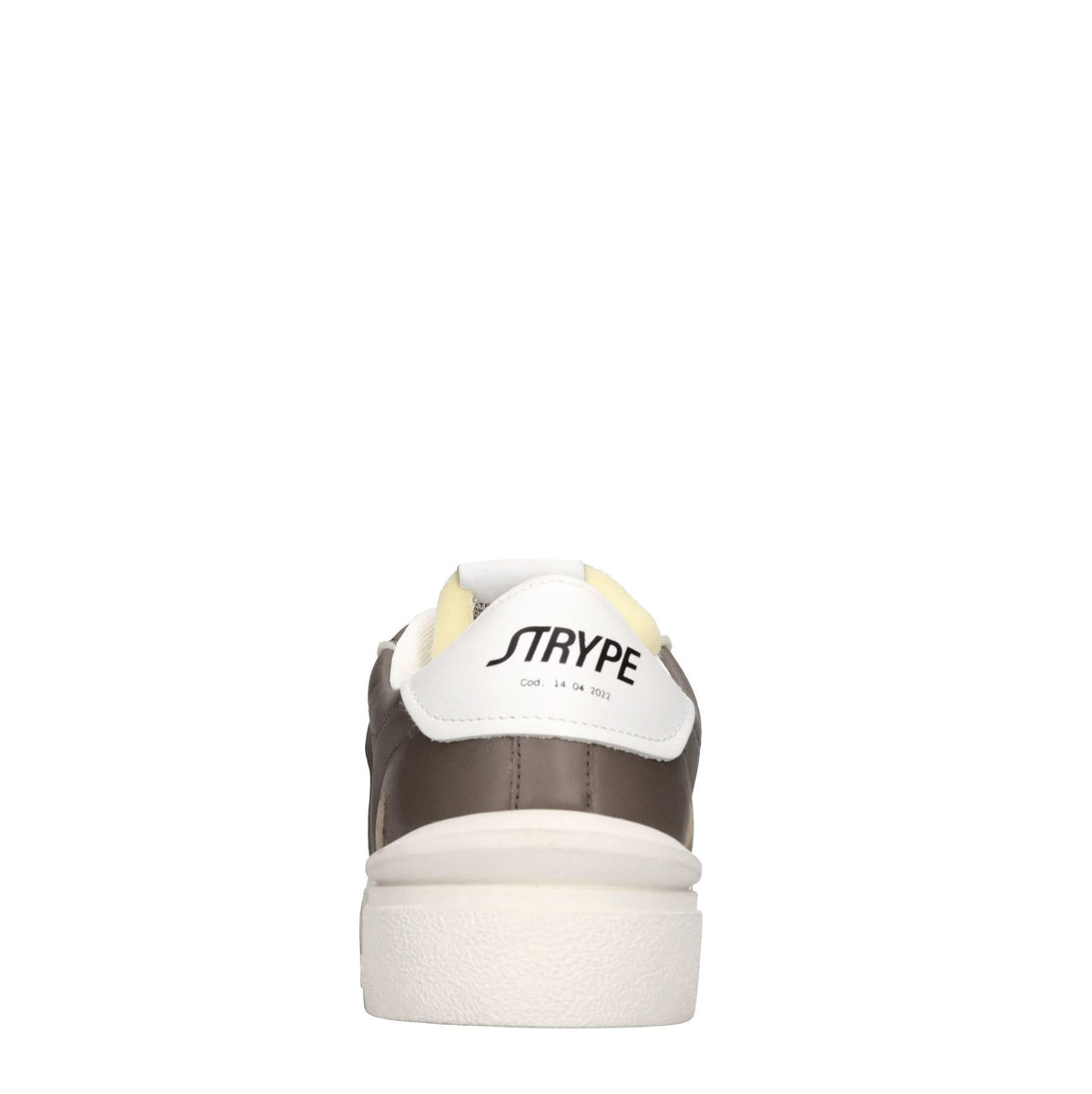 Sneakers in pelle e tessuto 