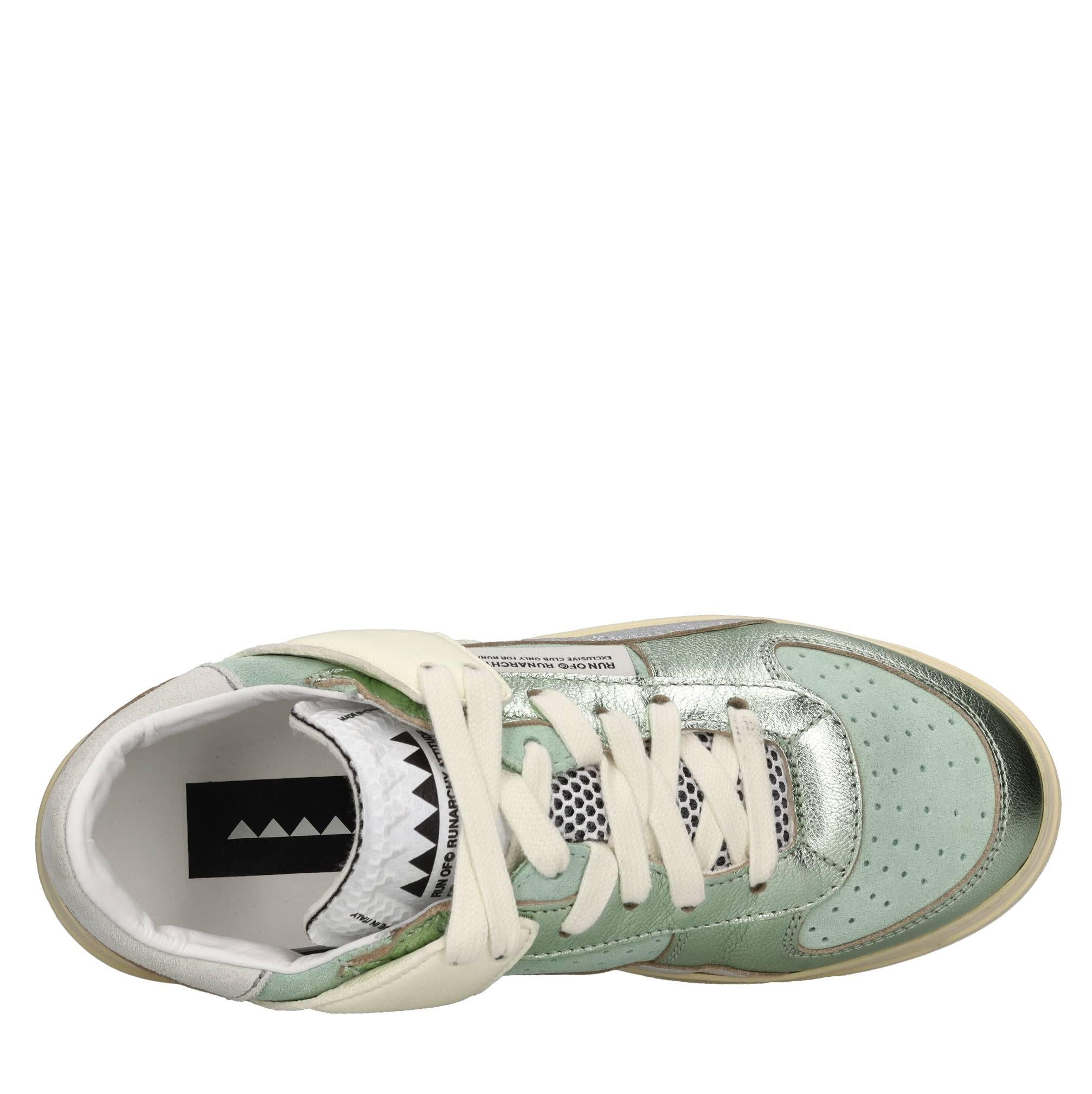 Sneakers modello HIRON W in pelle e camoscio 