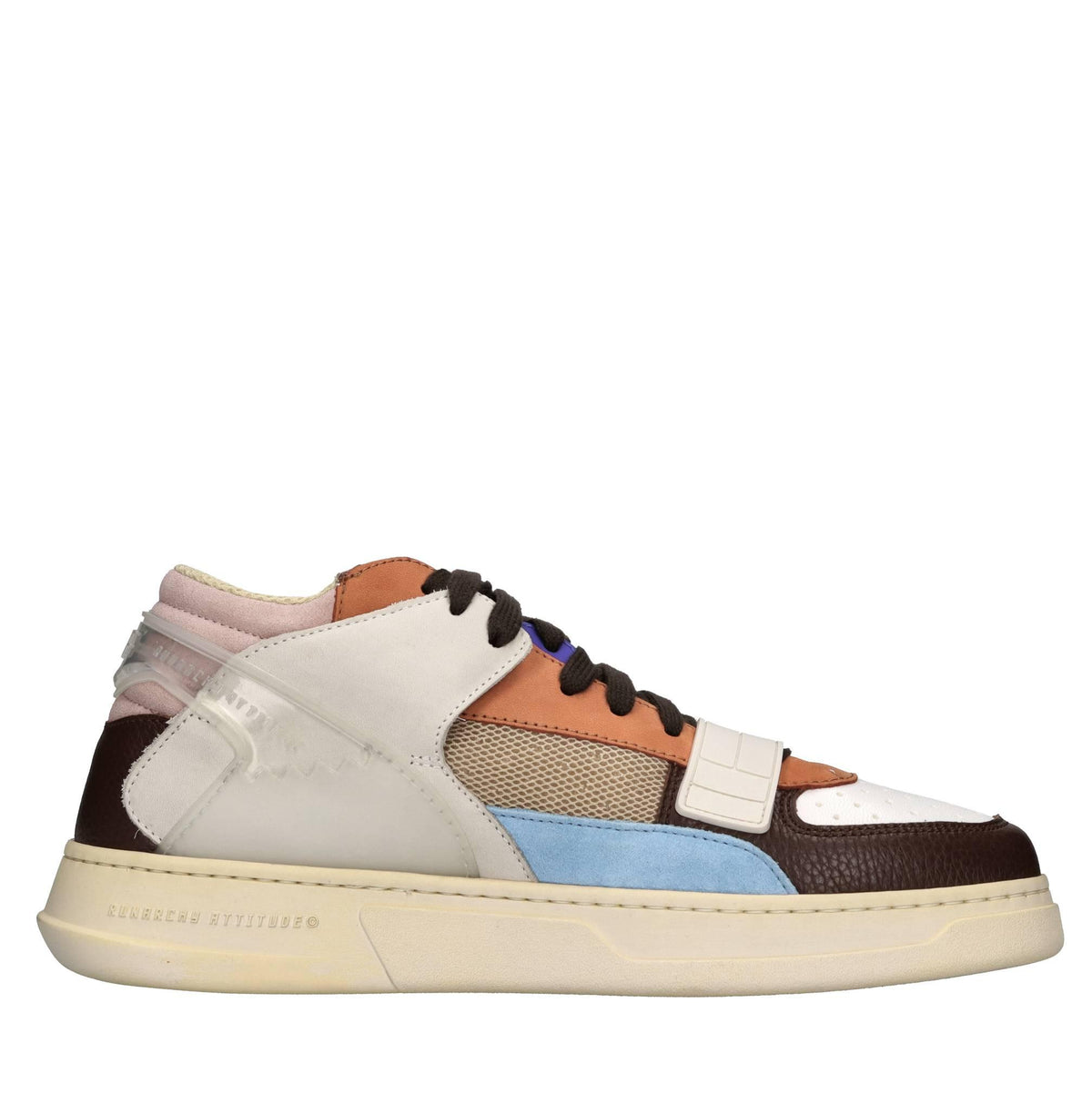 Sneakers modello MONST M in pelle e camoscio 
