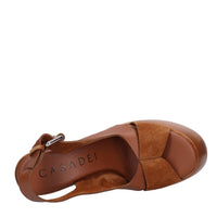 Sandali in pelle e camoscio 