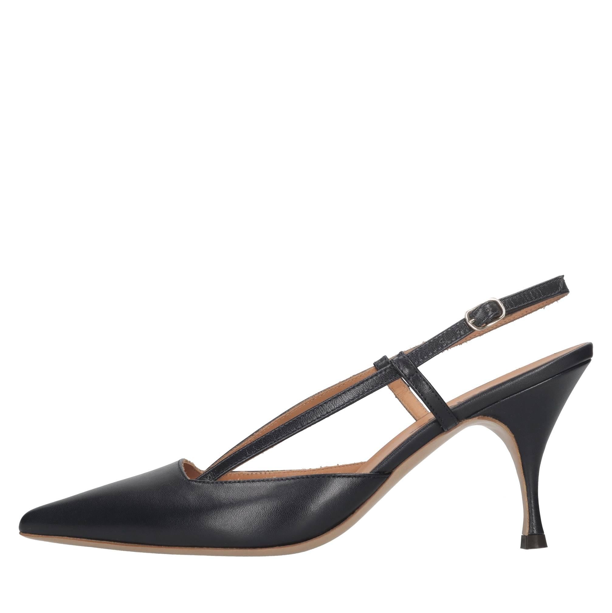 Décolleté slingback Rush in pelle 
