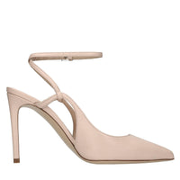 Décolleté slingback in pelle 