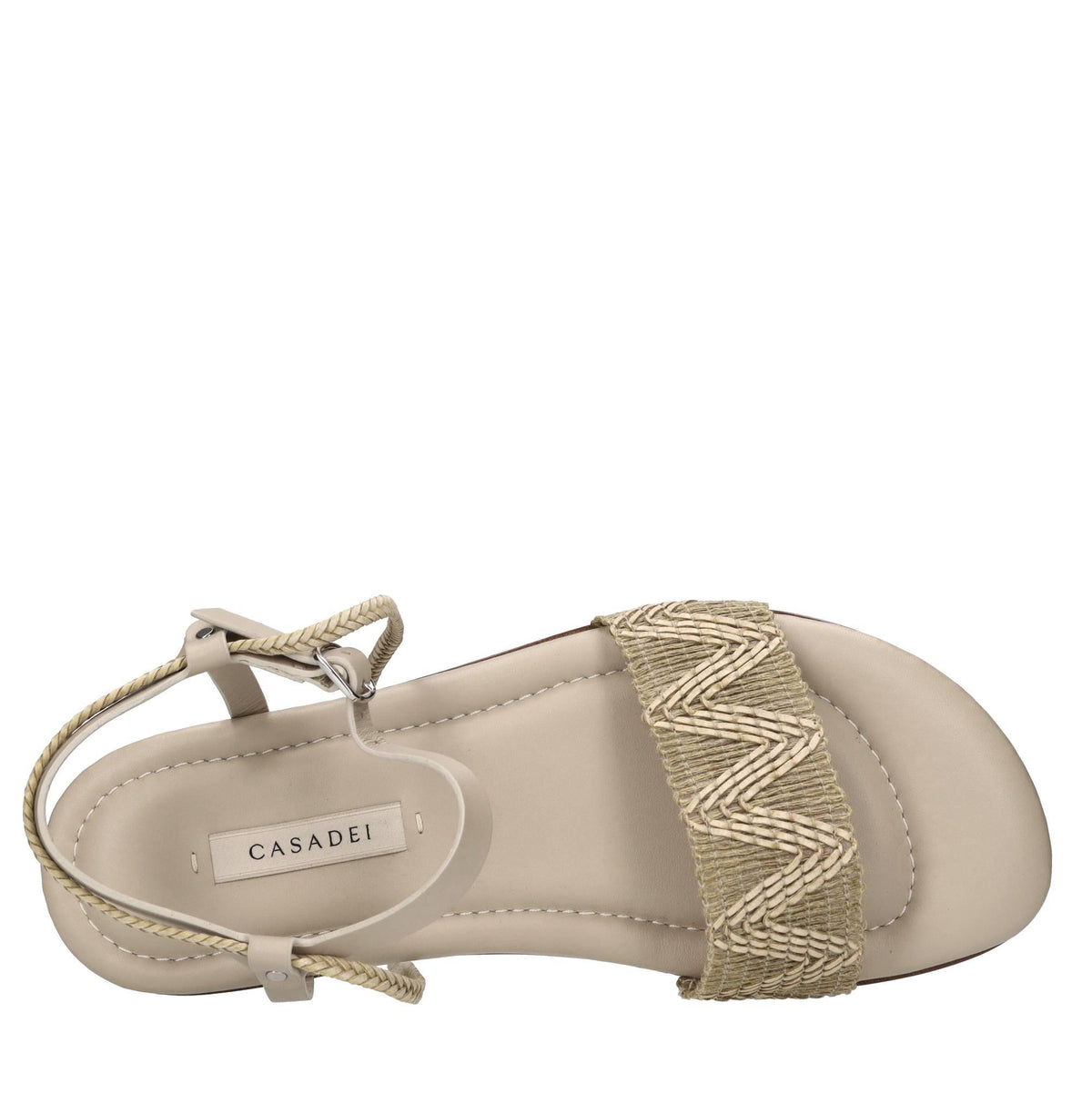 Sandali flat in pelle ed ecopelle 