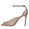 FRANCESCO SACCO Décolleté open-toe in pelle