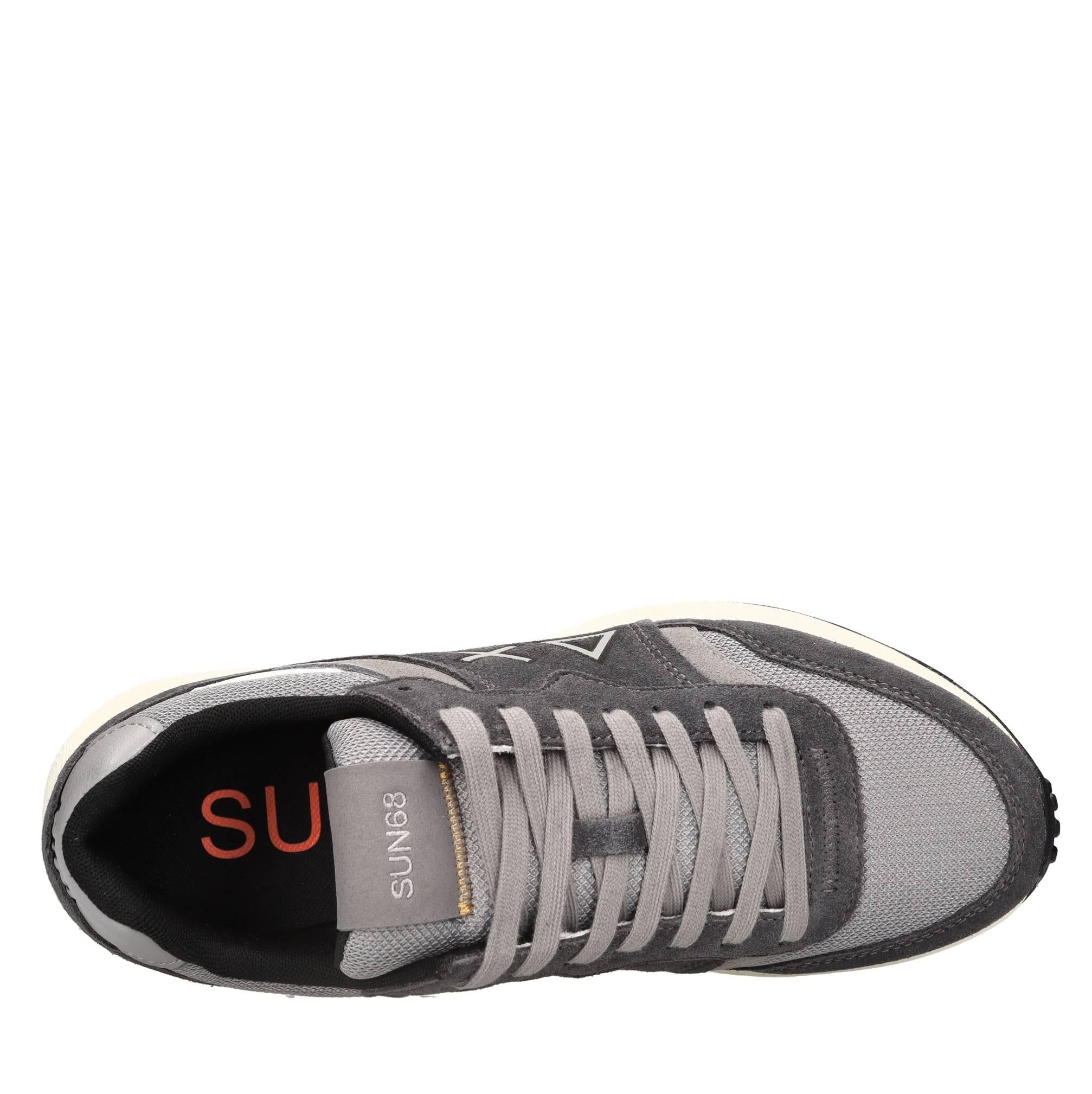 Sneakers modello Z44127 SUN68 in pelle scamosciata e tessuto traspirante 