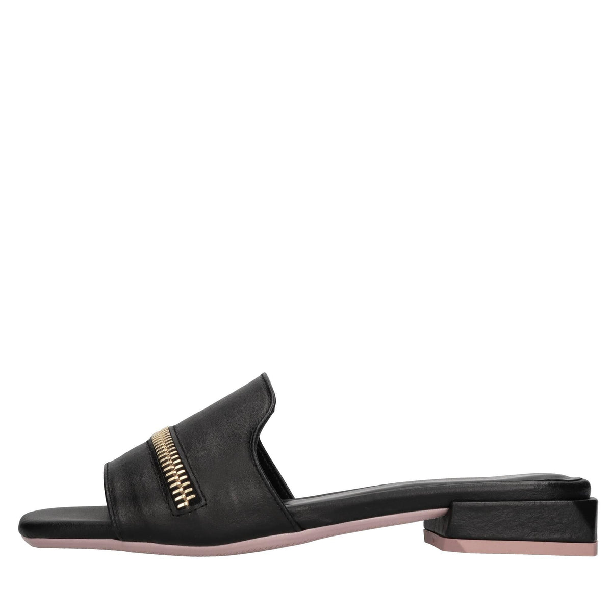 Mules in pelle 