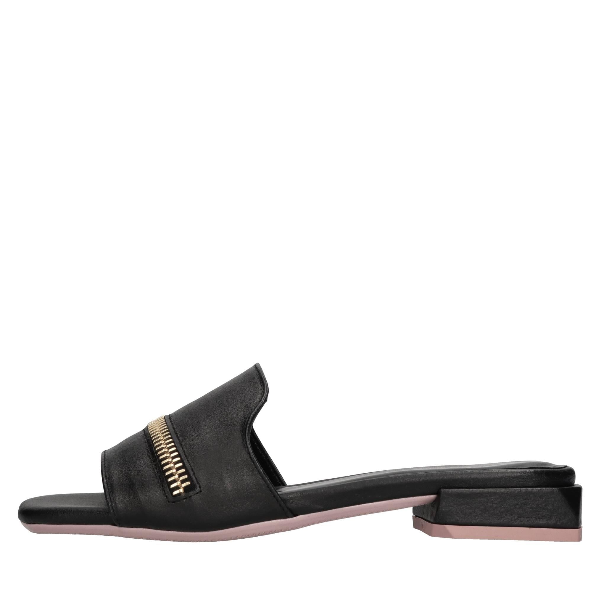 Mules in pelle 