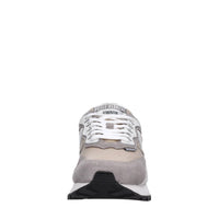 Sneakers in camoscio pelle e tessuto 