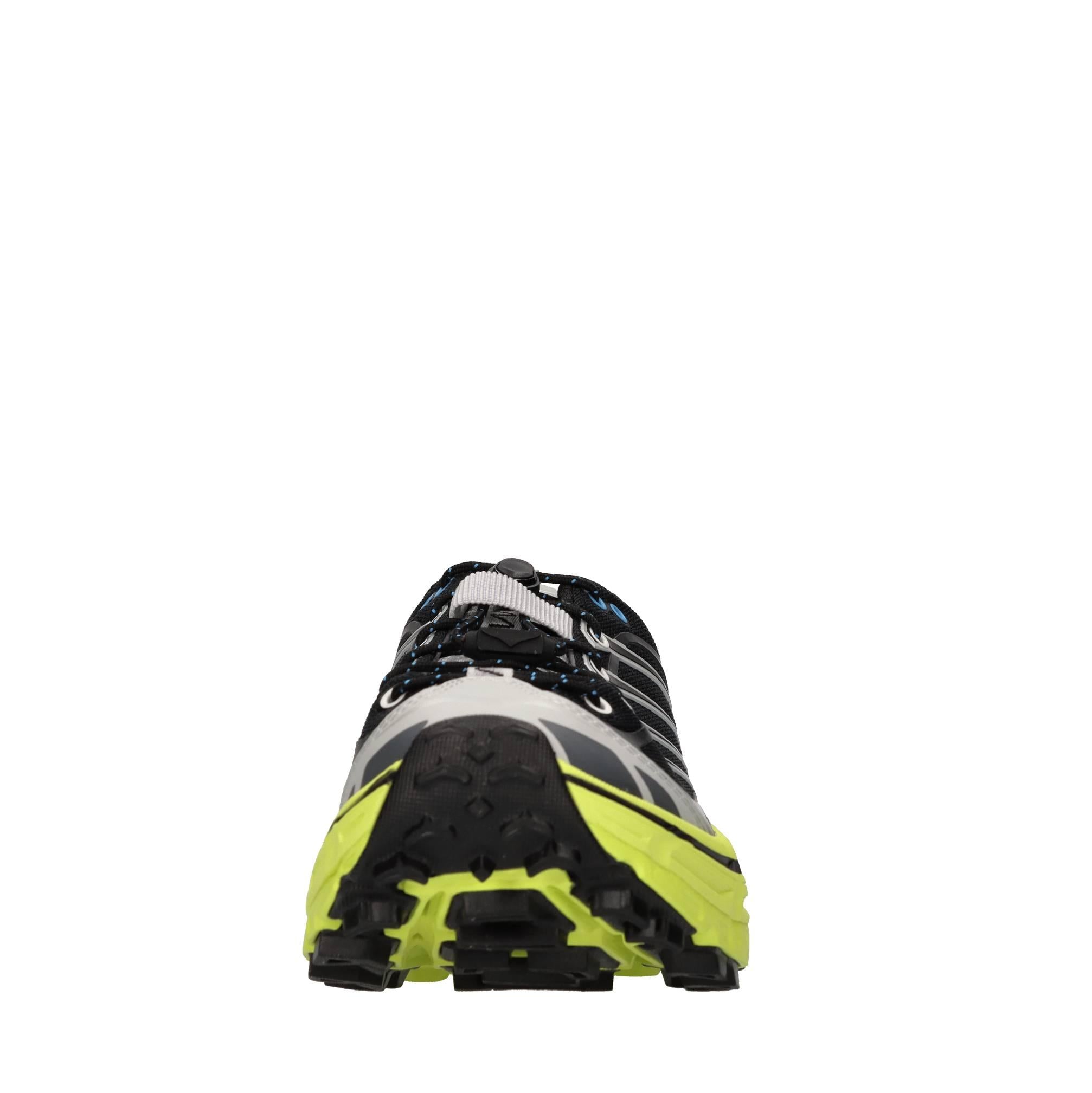 Sneakers in ecopelle e tessuto 