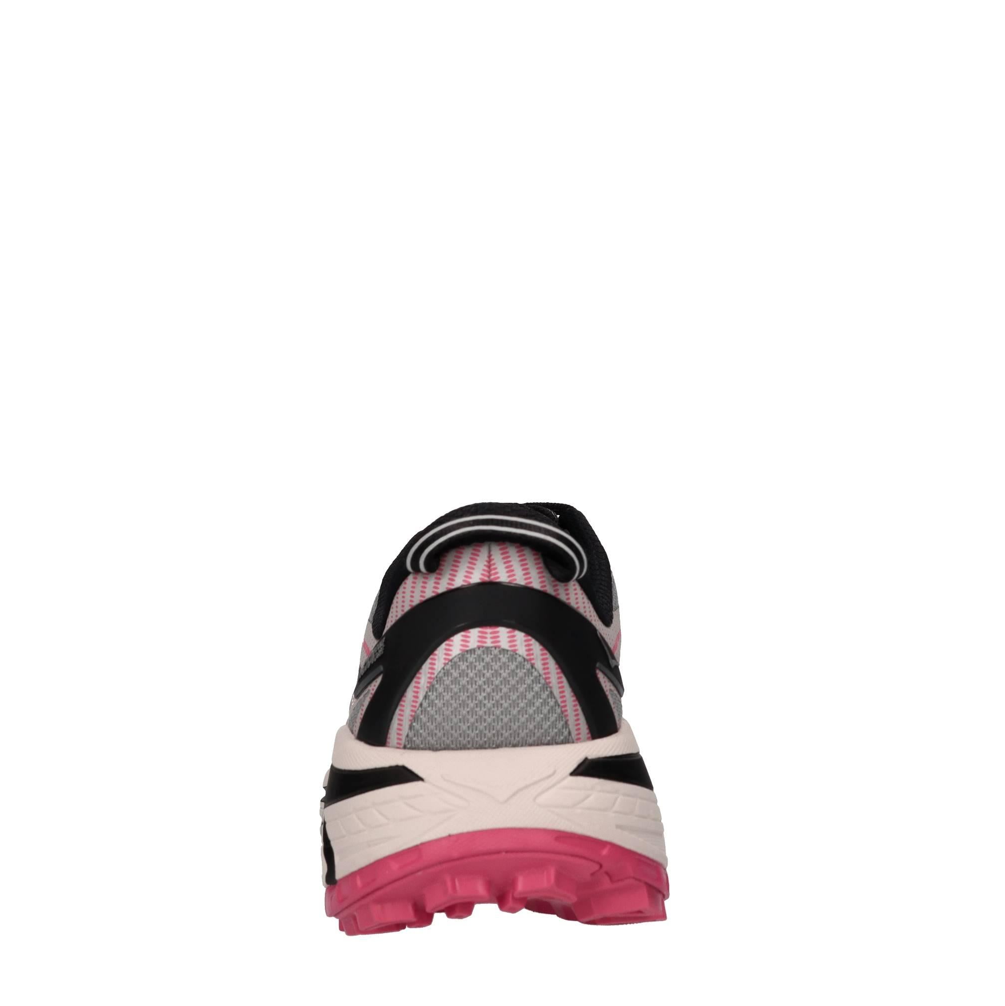 Sneakers in ecopelle e tessuto 