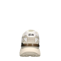 Sneakers in camoscio e tessuto 