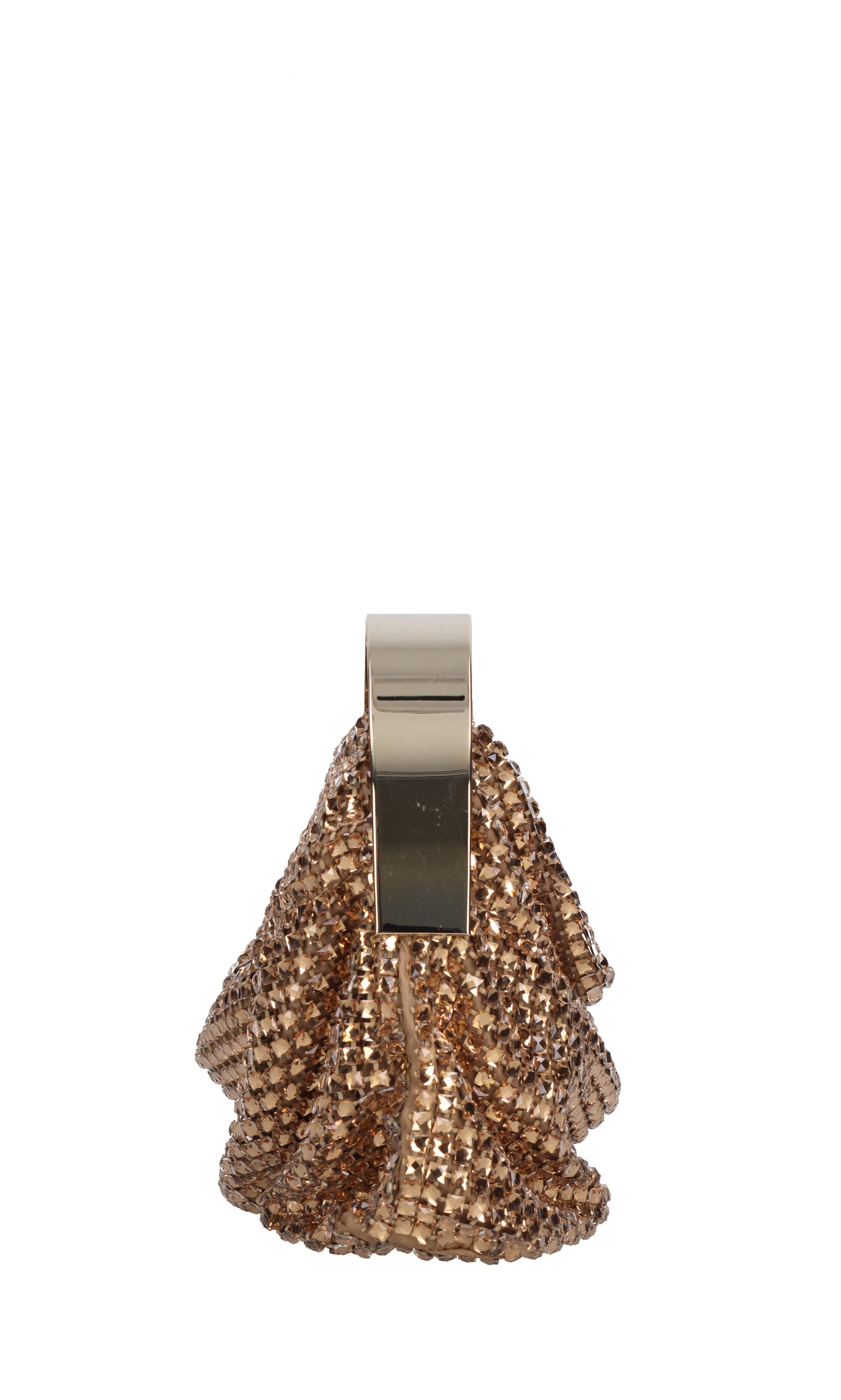 Borsa modello CLO in tessuto e strass 