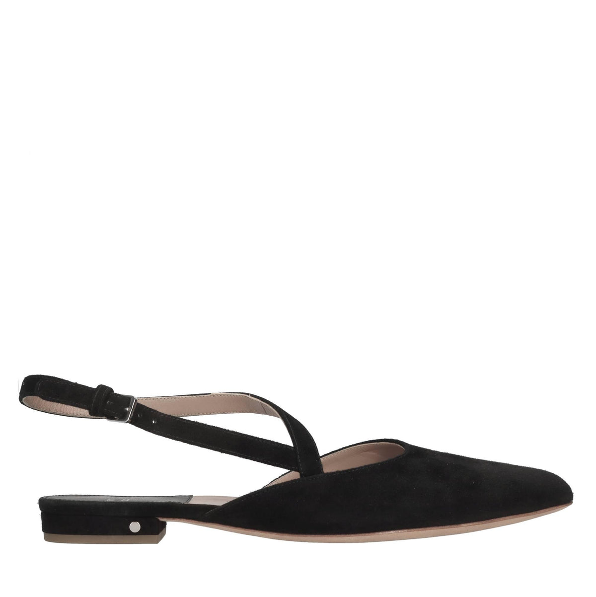Ballerine slingback Anael in camoscio 