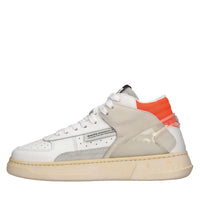 Sneakers modello HIGH COMBO in pelle e camoscio 