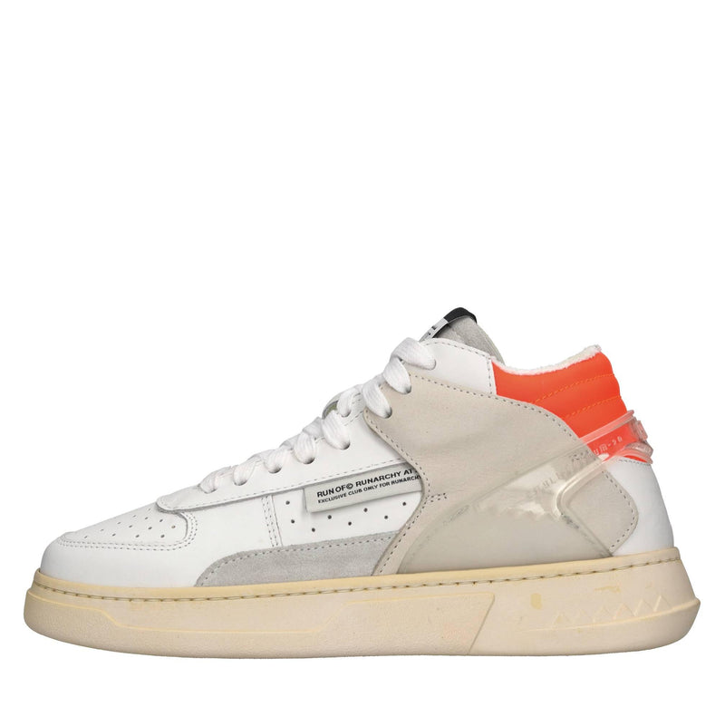 Sneakers modello HIGH COMBO in pelle e camoscio 