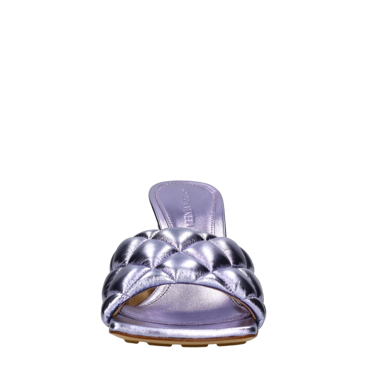 Mules in pelle trapuntata 