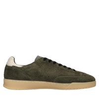 Sneakers in camoscio ed ecopelle 