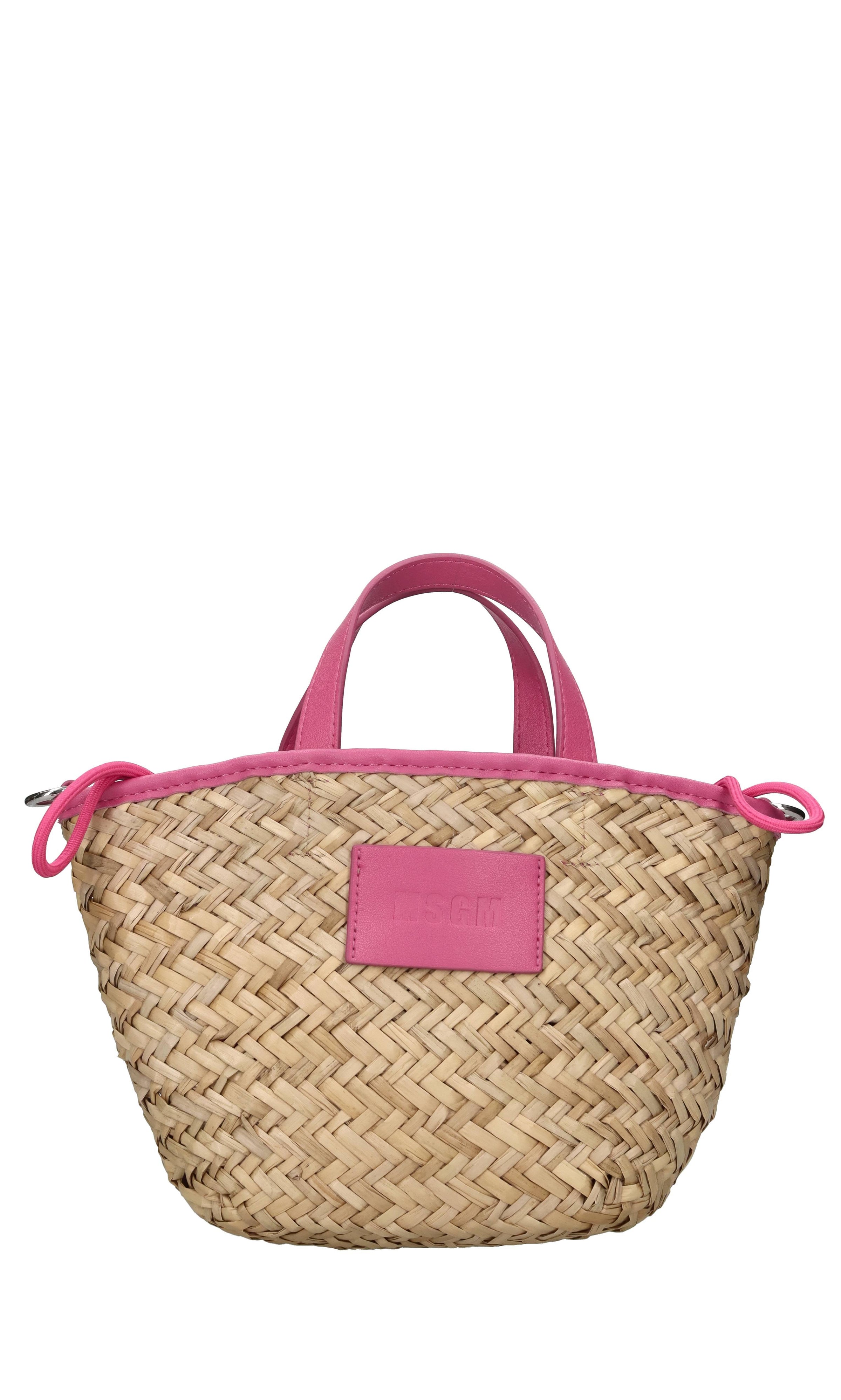 Borsa in fibra vegetale ed ecopelle 