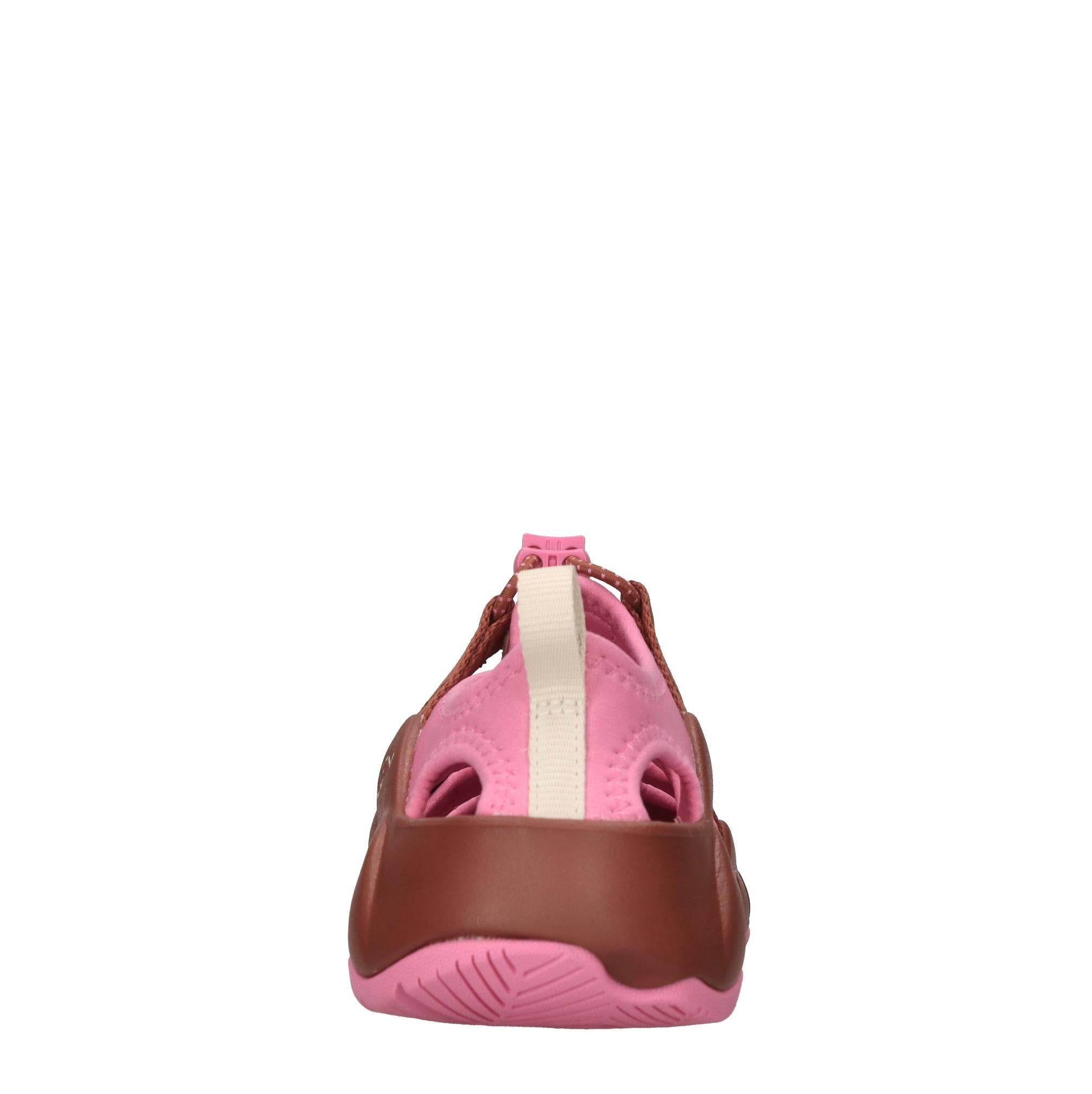 Sneakers in tessuto ed ecopelle 