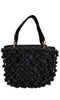 THEMOIRè Borsa in ecopelle e strass modello Kobo Knots