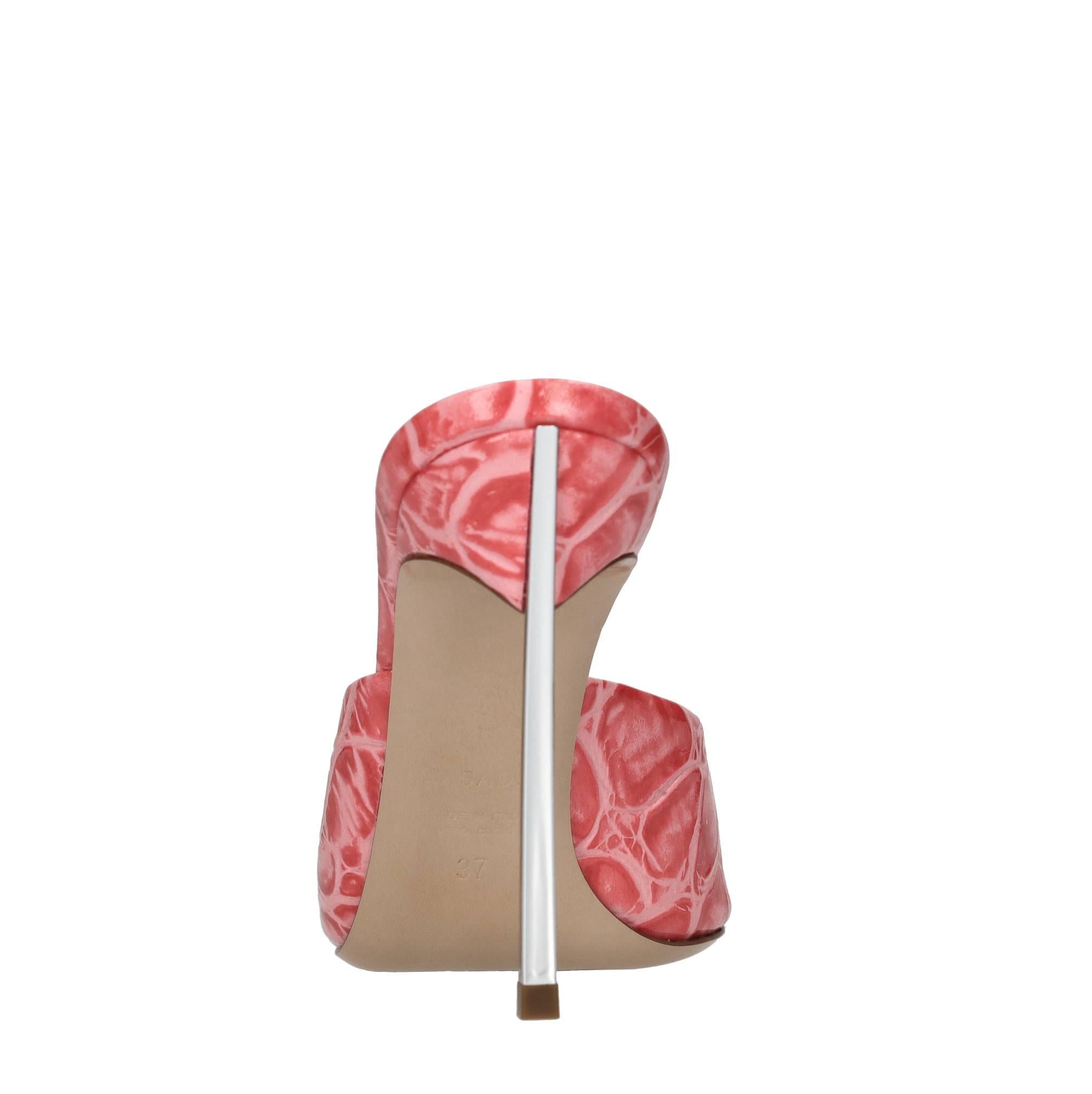 Mules Blade Jurassic in pelle stampa cocco 