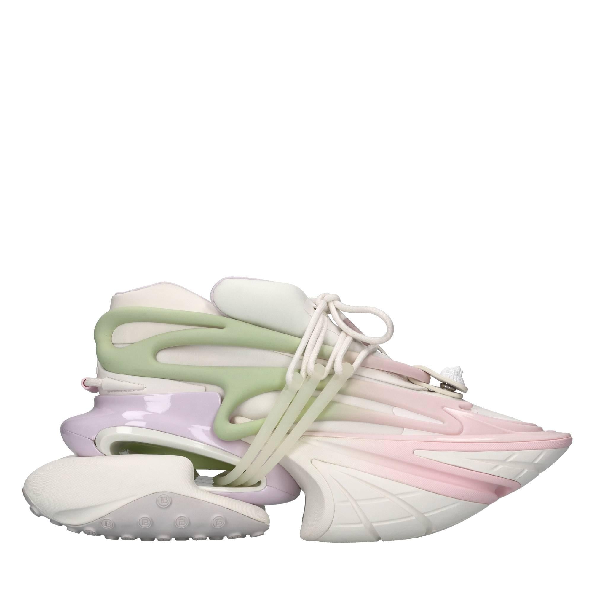 Sneakers Unicorn in pelle,tessuto e neoprene 