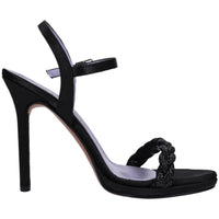 Sandali in raso e strass 