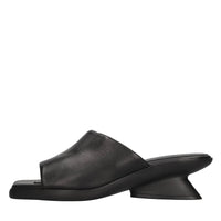 Mules in pelle 