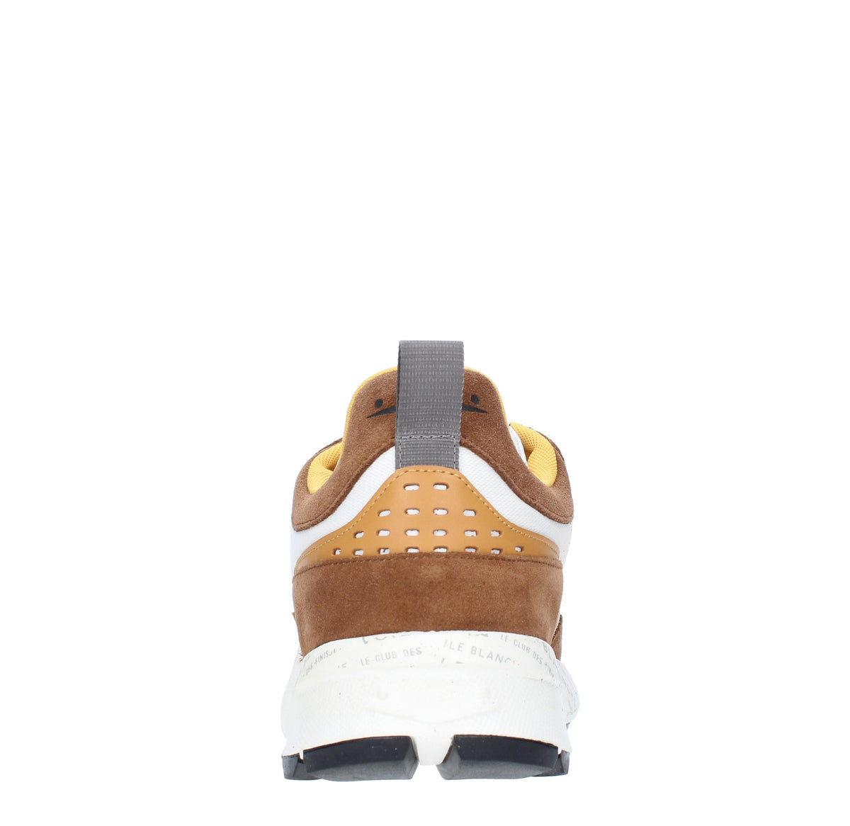Sneakers in camoscio pelle e tessuto 