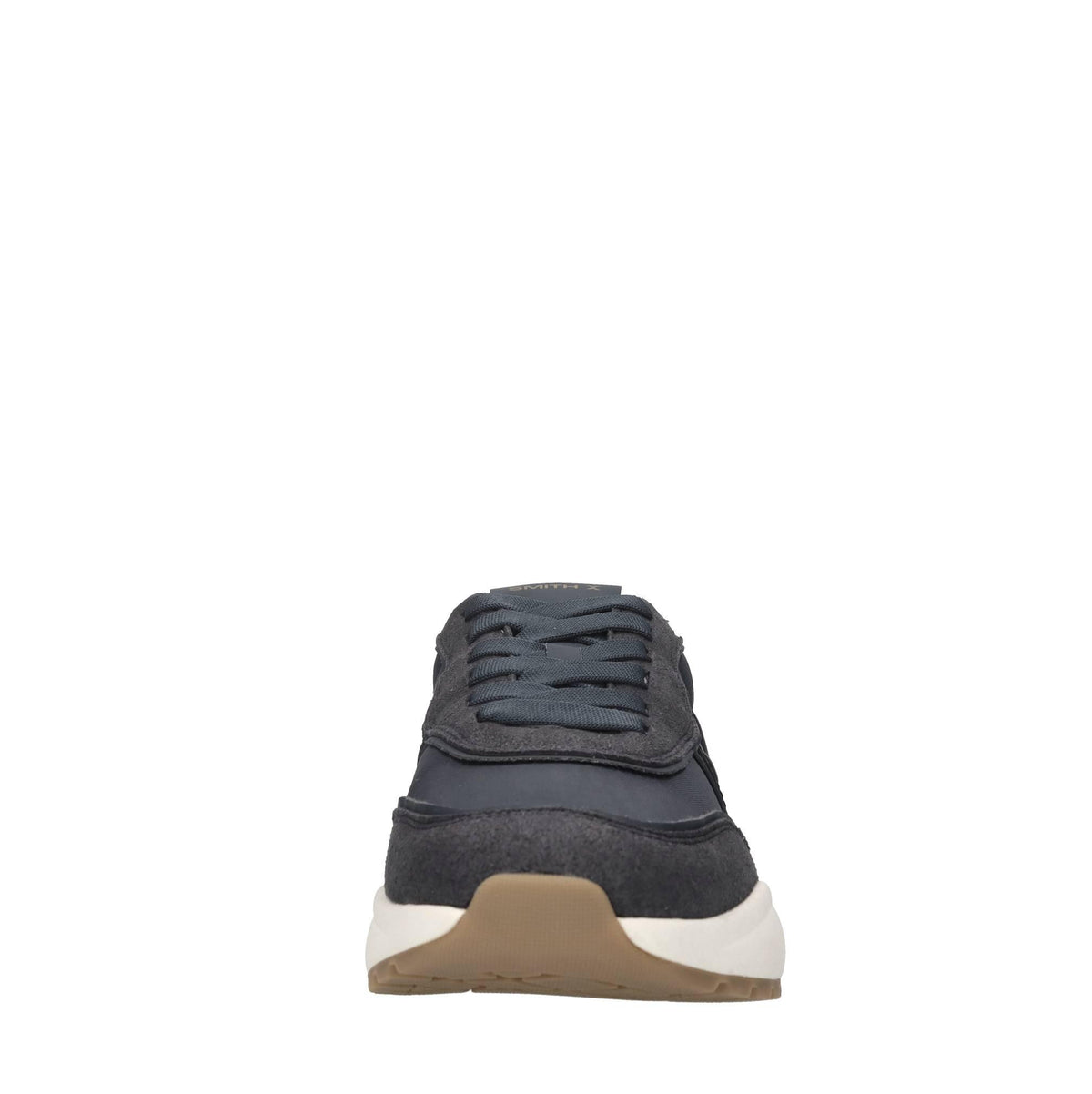 Sneakers in ecopelle e tessuto 