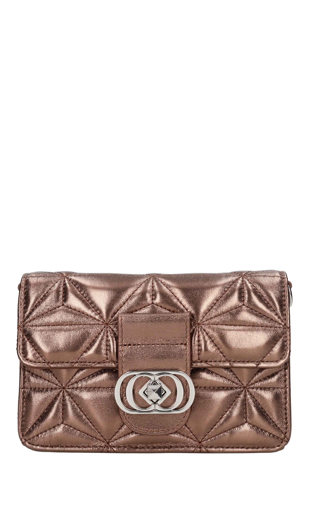 Borsa in pelle laminata 