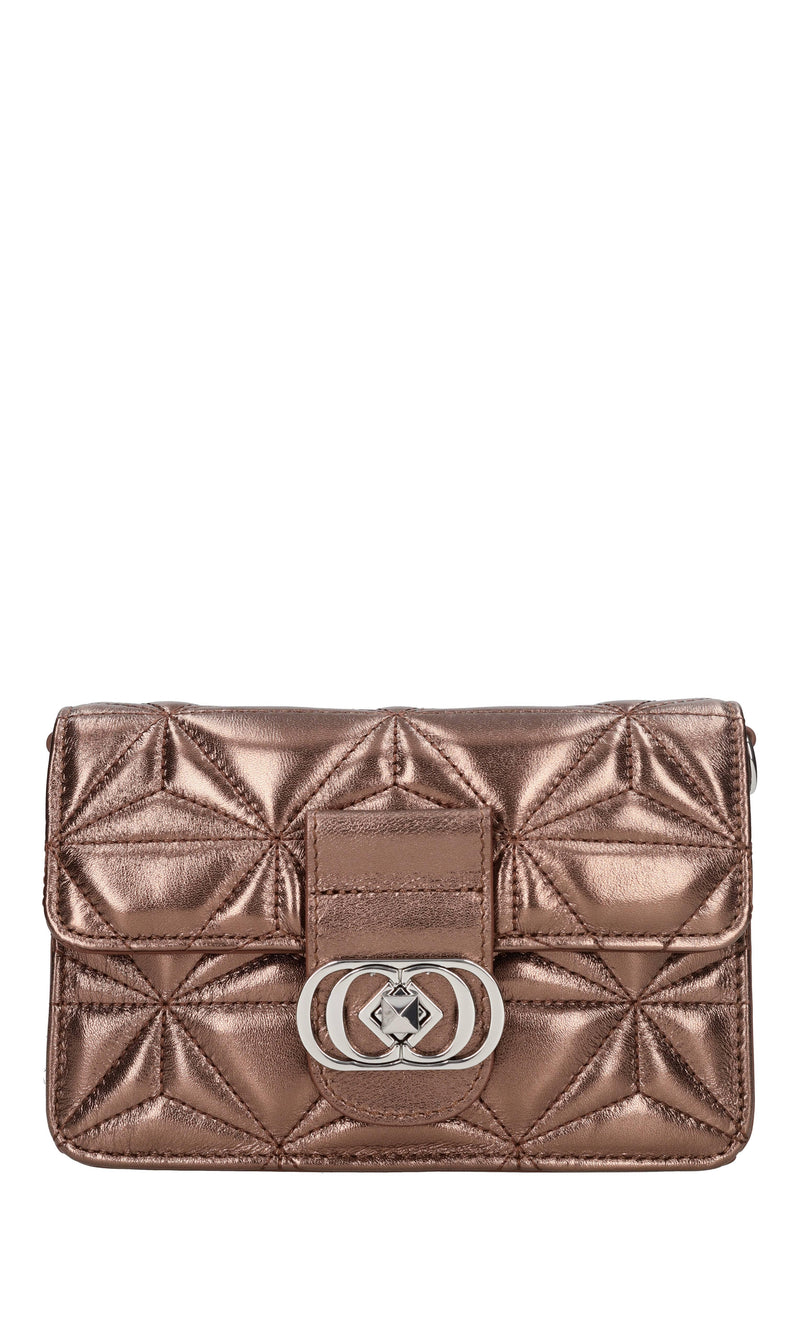 Borsa in pelle laminata 
