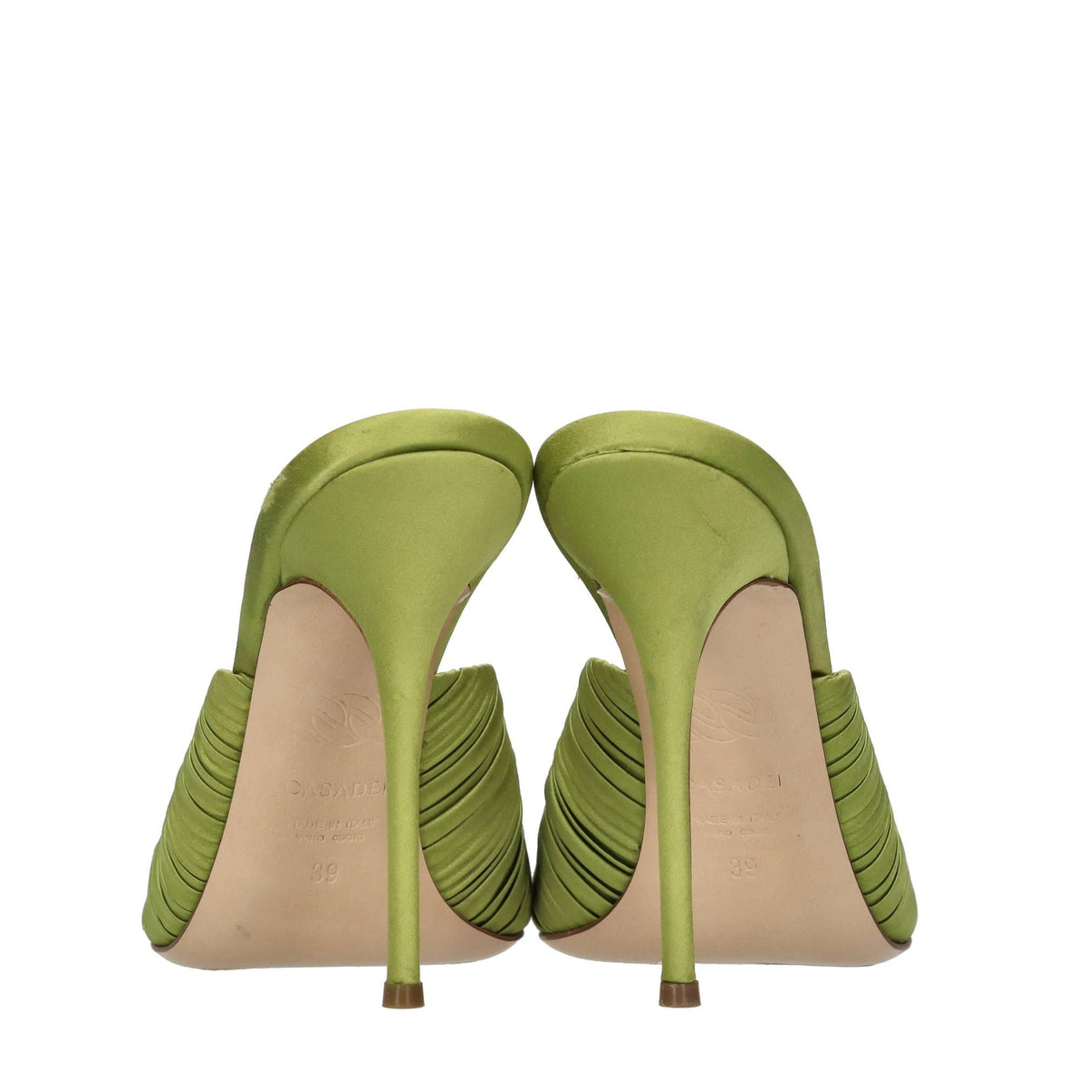 Mules in raso 