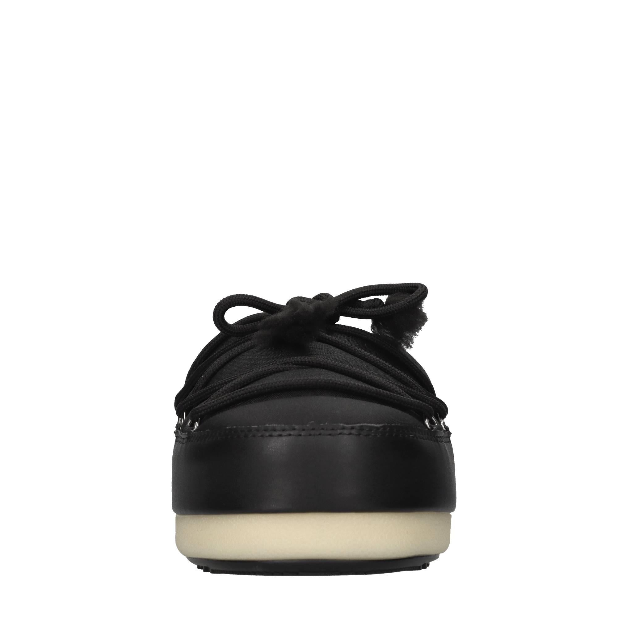 Mules in nylon idrorepellente ed ecopelle 