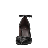Décolleté slingback in pelle 