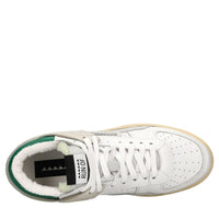 Sneakers modello HIGH COMBO in pelle e camoscio 