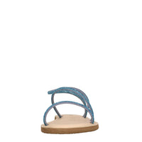 Flat in pelle e strass 