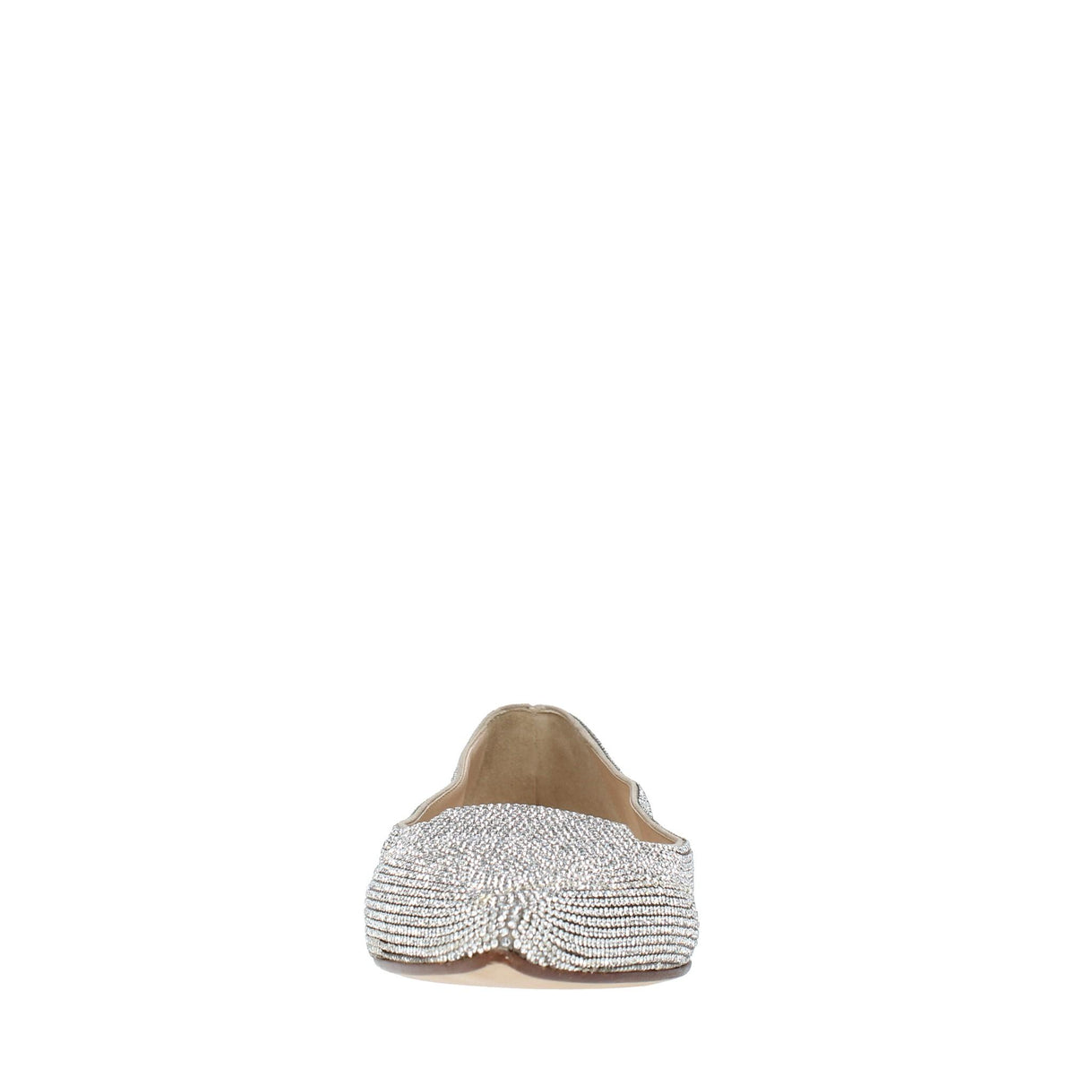 Ballerine in camoscio e microstrass 