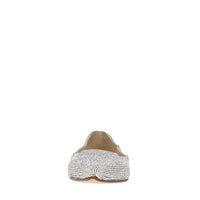 Ballerine in camoscio e microstrass 