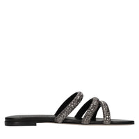 Sandali flat Stratosphere in pelle e strass 
