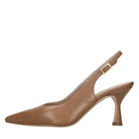 Décolléte slingback in pelle 
