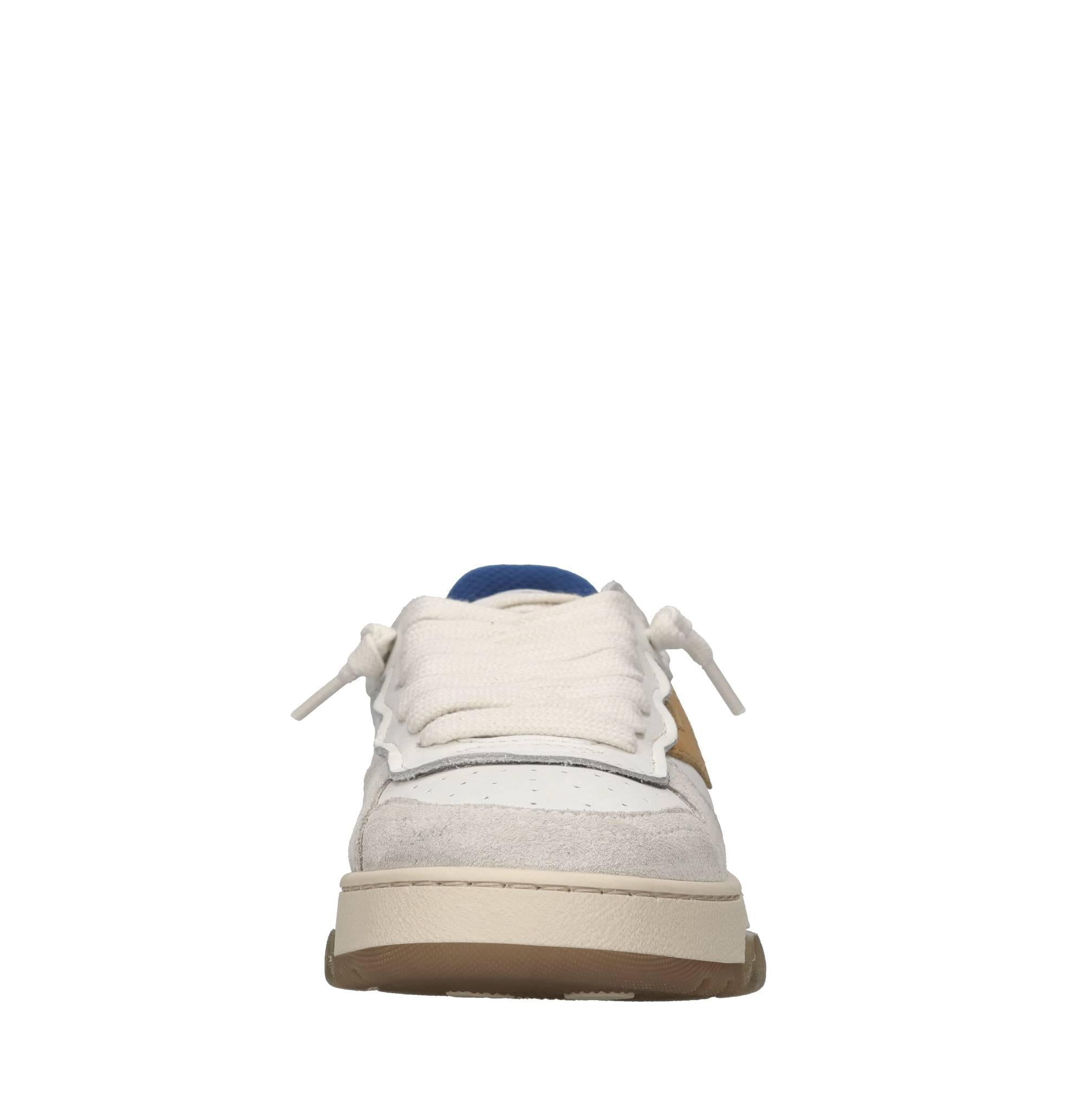 Sneakers in pelle e camoscio 