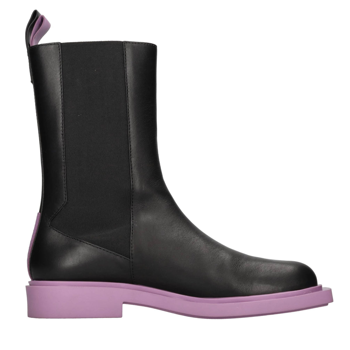 Stivaletti Vera 020 in pelle e tessuto 