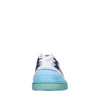 Sneakers in ecopelle e tessuto 