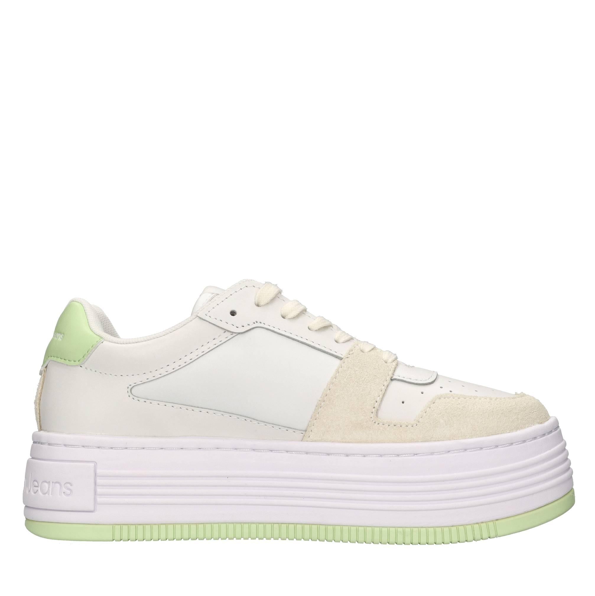 Sneakers in pelle e camoscio 