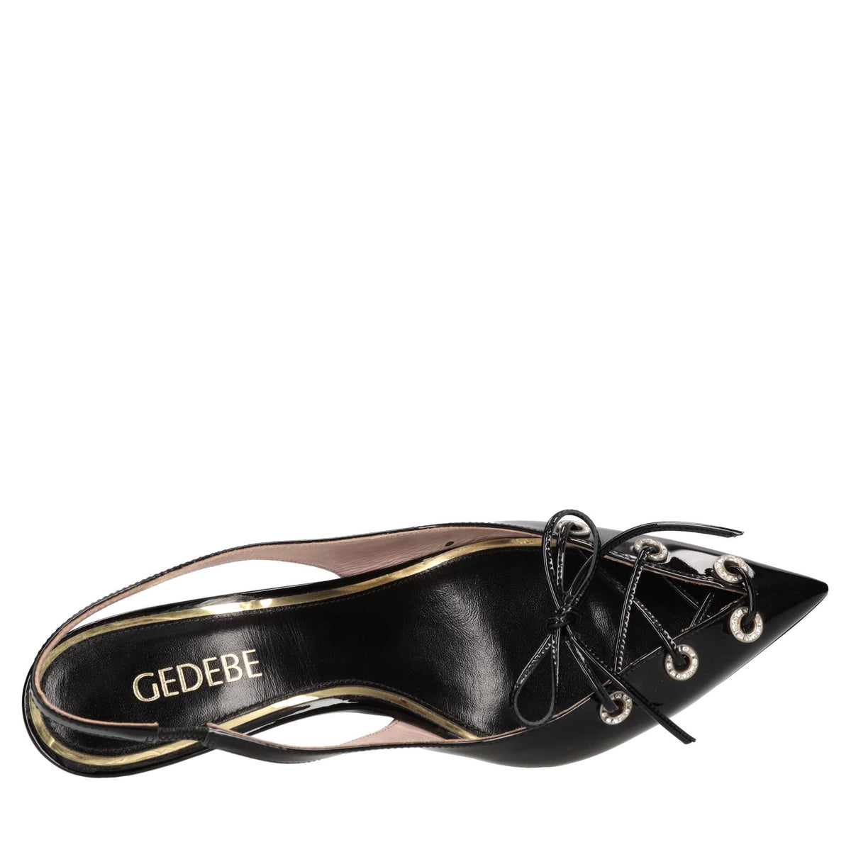 Décolleté slingback Suzie in vernice 