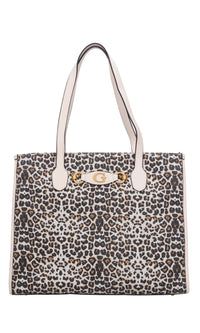 Borsa in tessuto ed ecopelle 