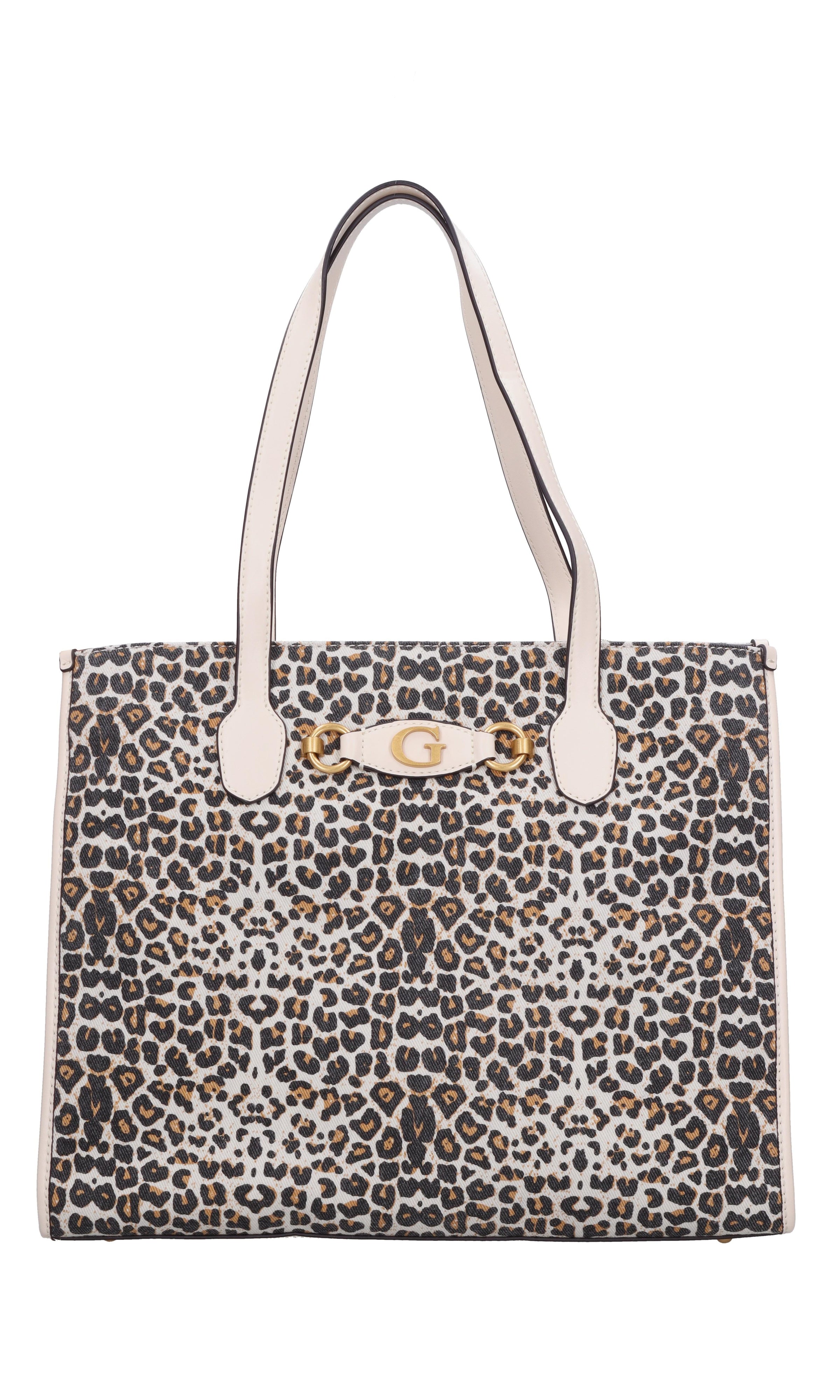 Borsa in tessuto ed ecopelle 