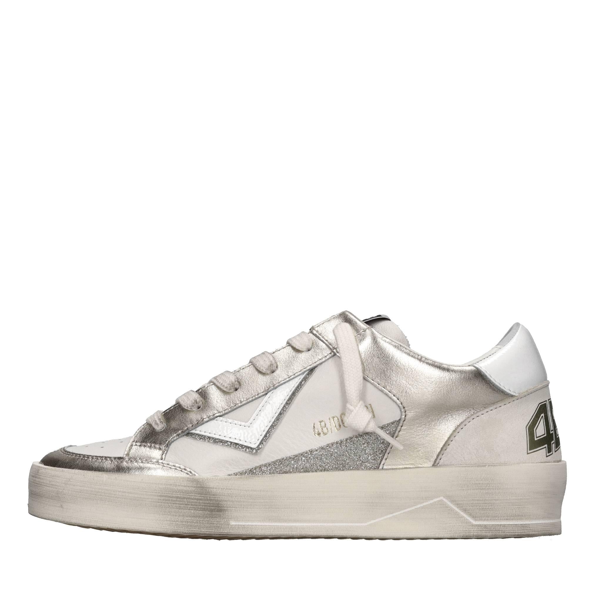 Sneakers in pelle ed ecopelle 
